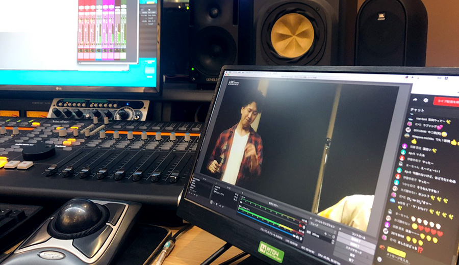スタジオライブ配信イメージ